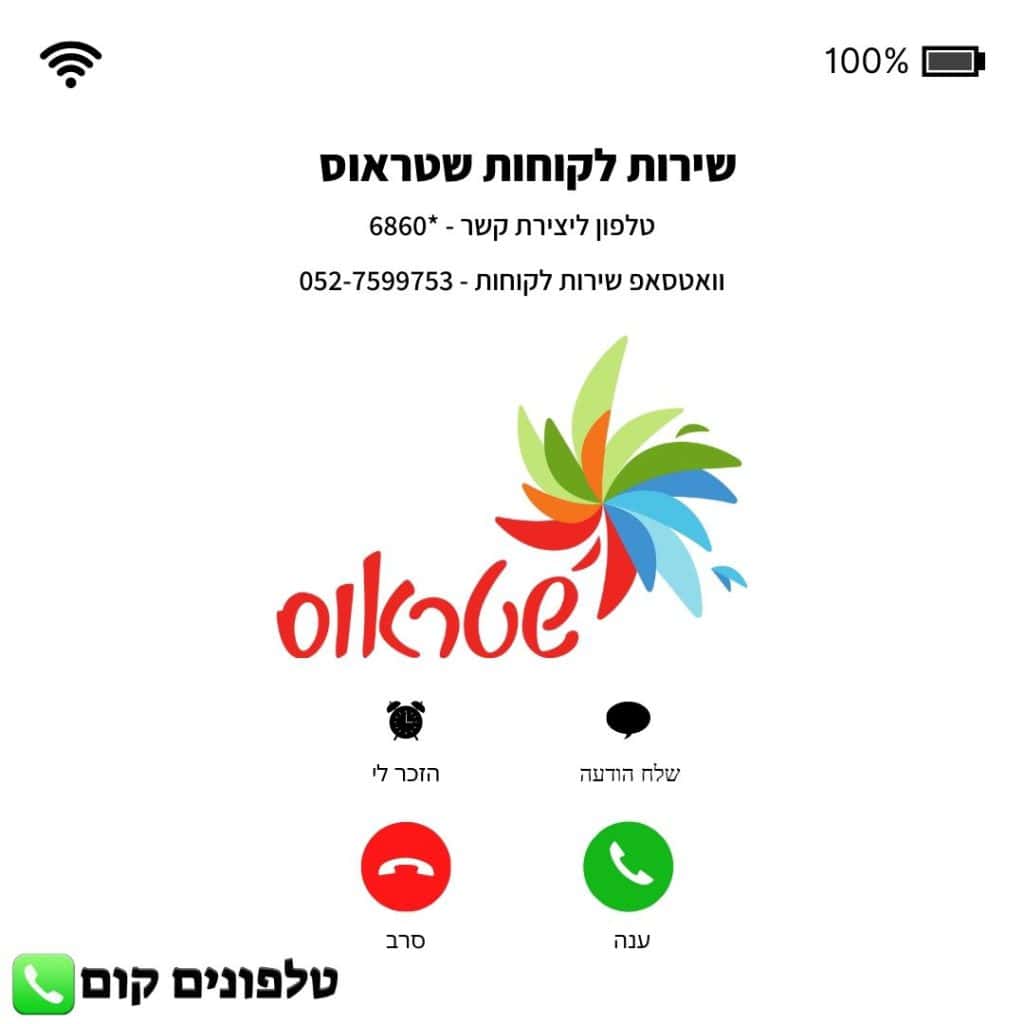 שירות לקוחות שטראוס טלפון וואטסאפ